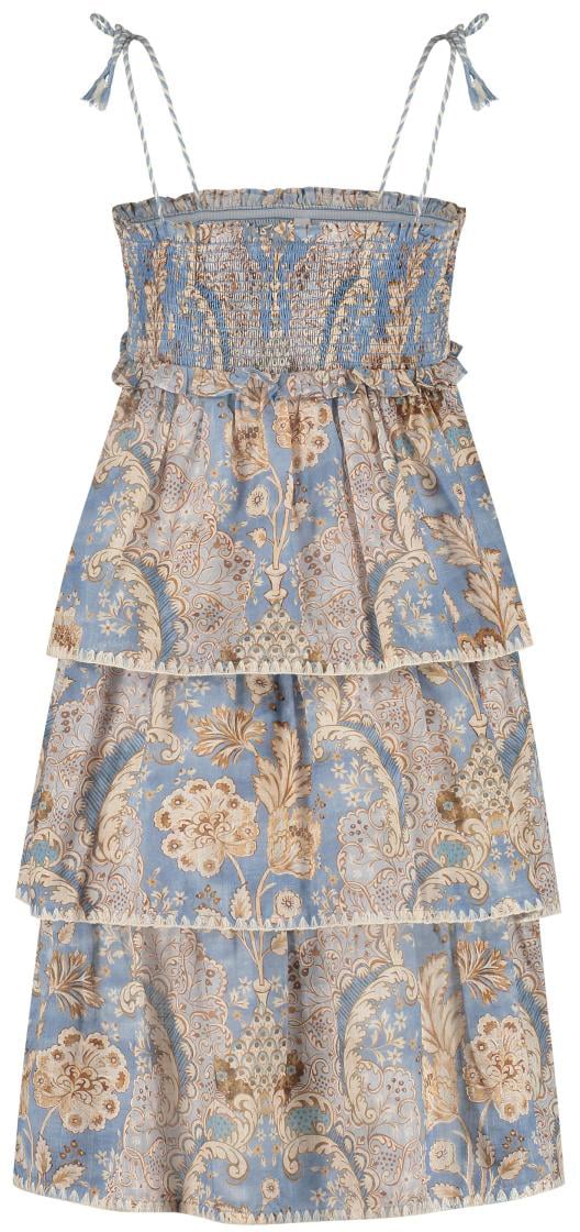 Zimmermann Daylight Kids Tiered Dress Blauw