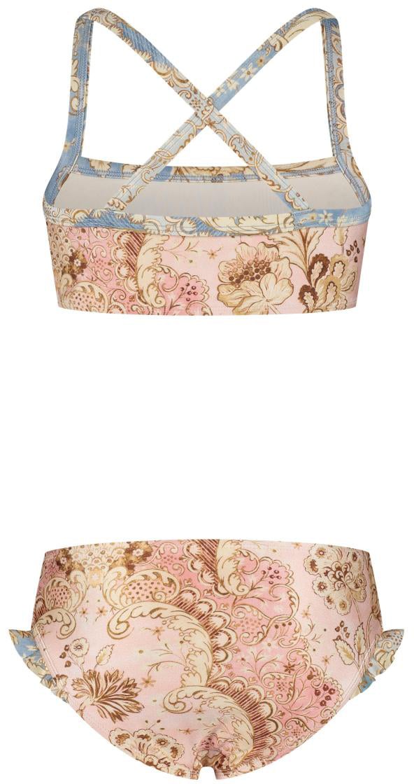Zimmermann Daylight Kids Frill Bikini Roze
