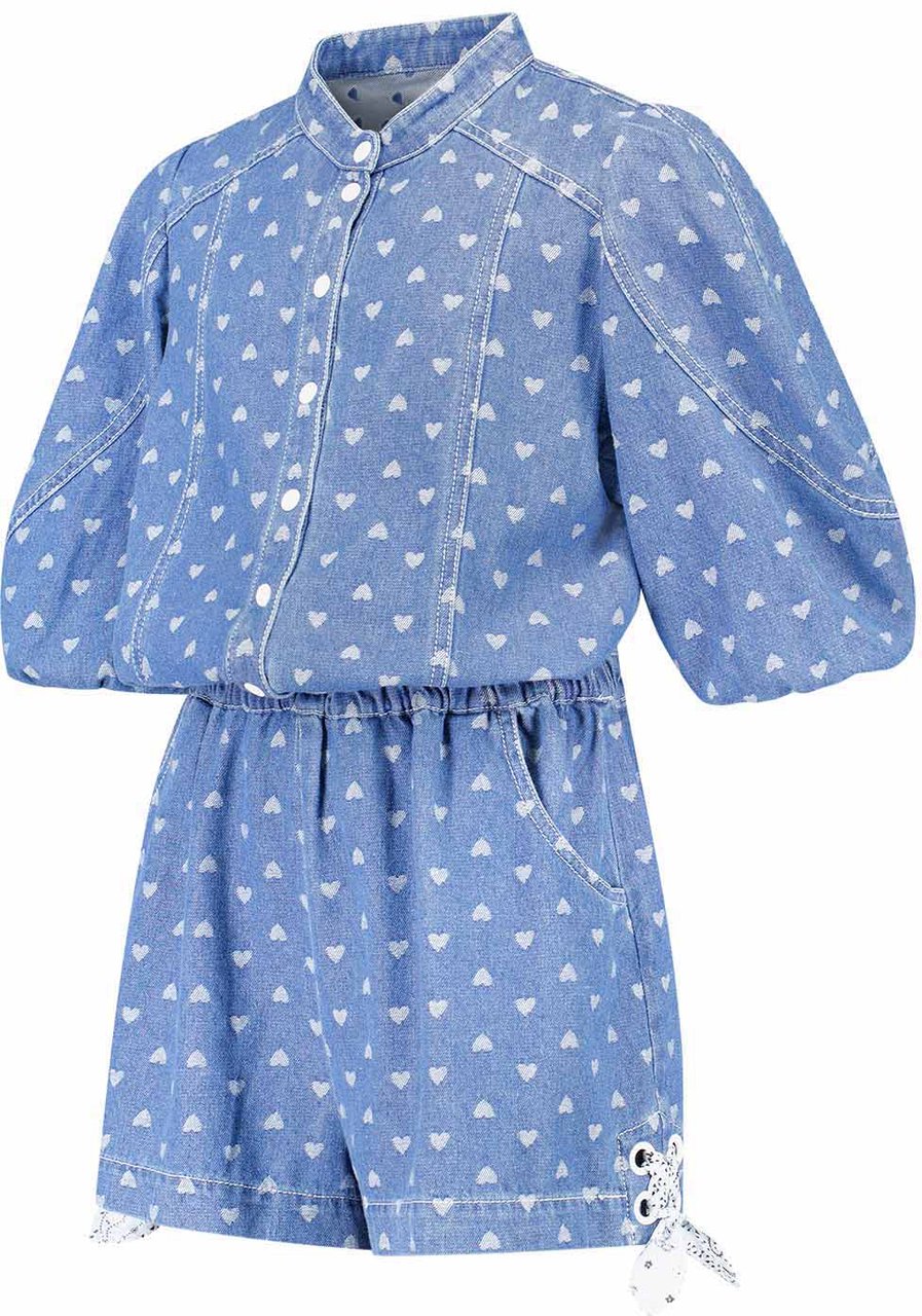 Zimmermann Awaken Kids Denim Playsuit Blauw