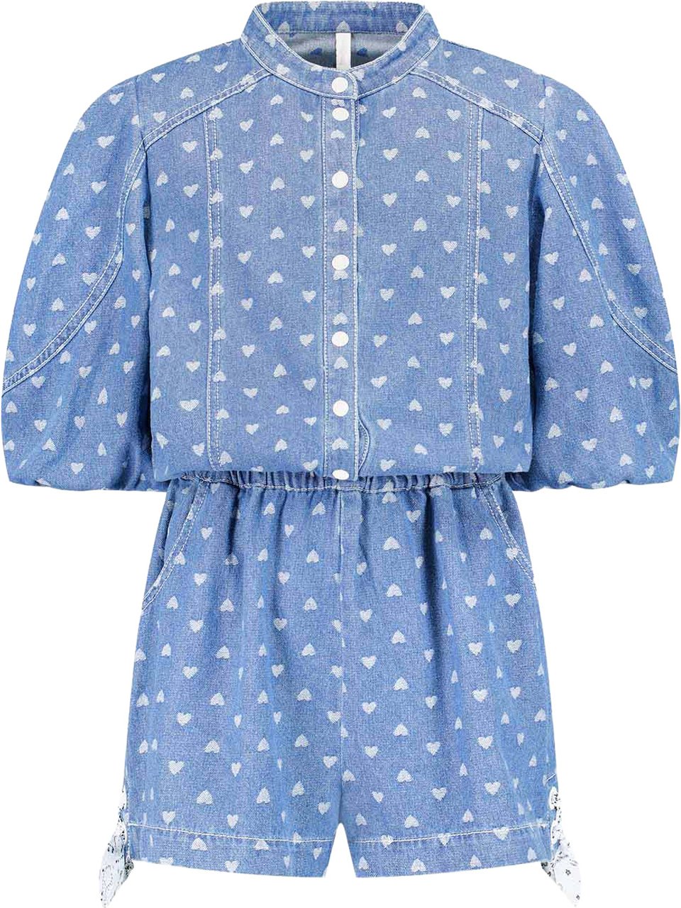 Zimmermann Awaken Kids Denim Playsuit Blauw