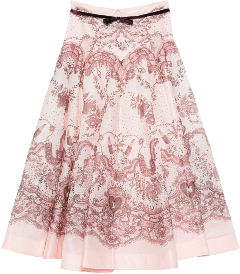 Zimmermann Skirts Pink Roze