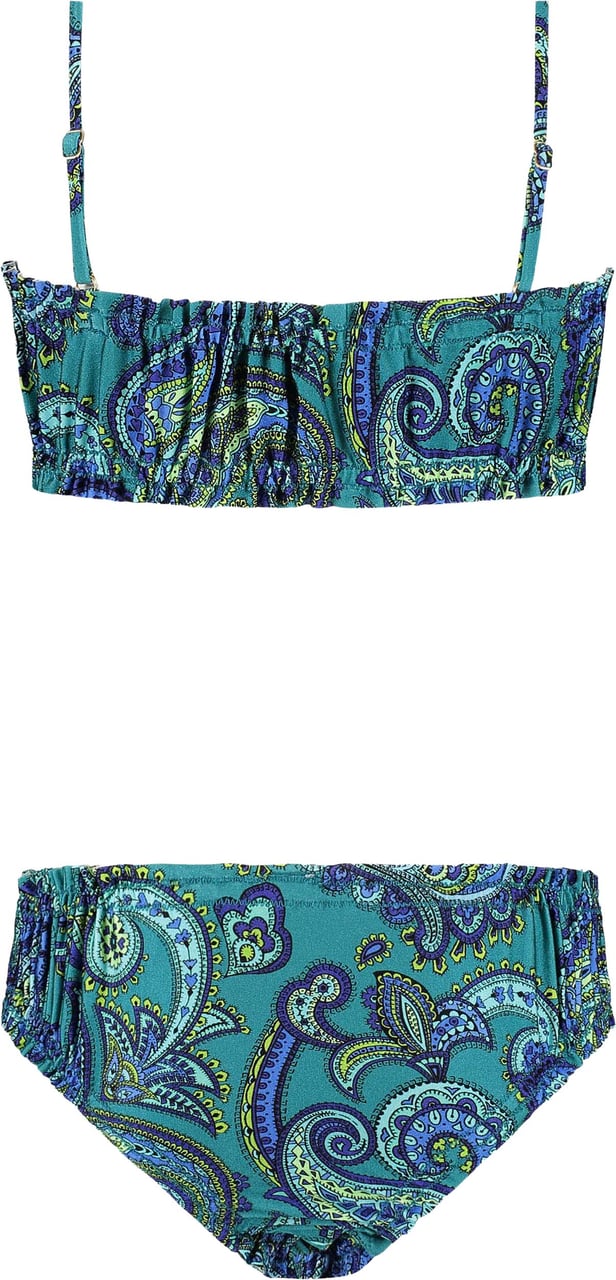 Zimmermann Patience Kids Gathered Bikini Blauw