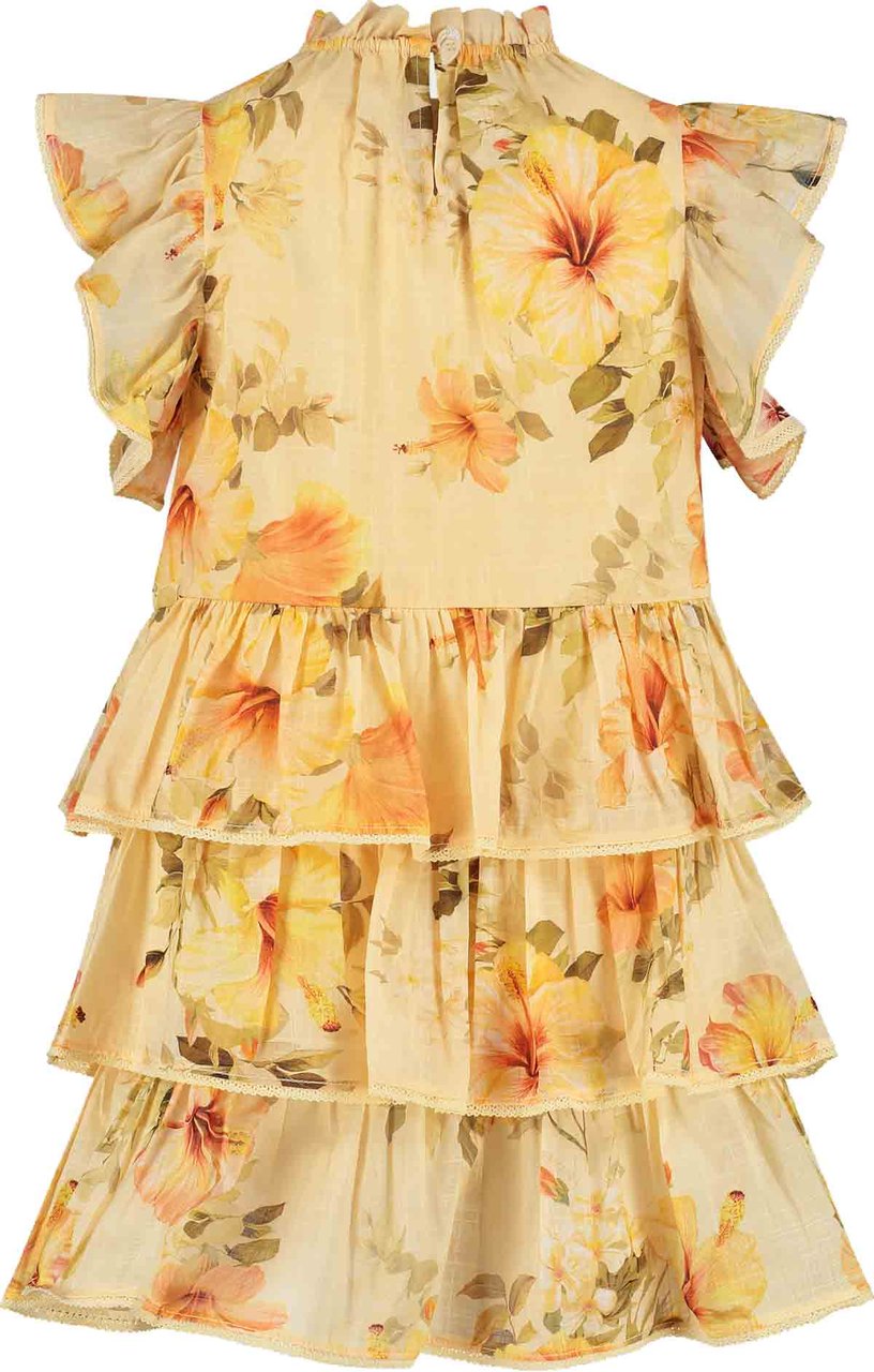 Zimmermann Mahon Kids Swing Dress Geel