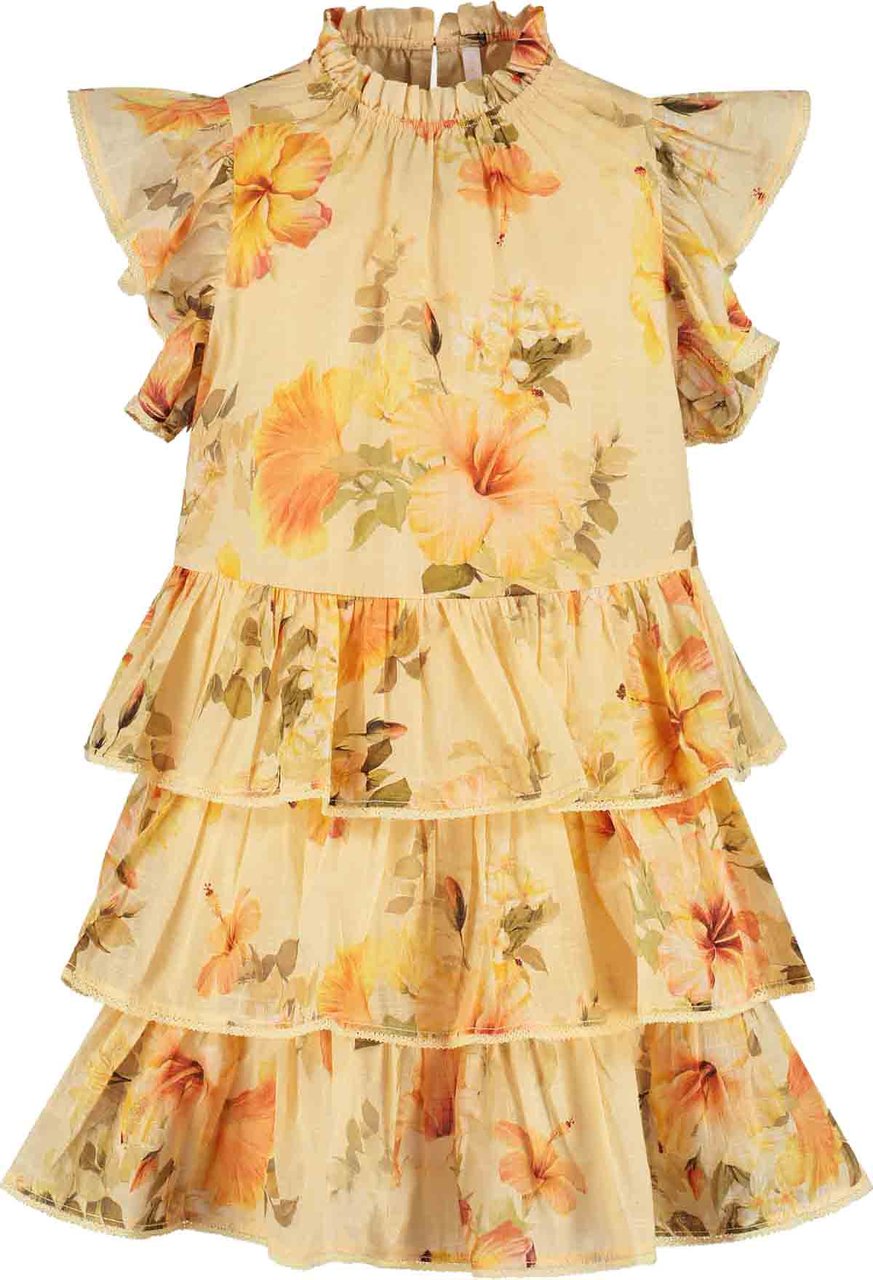 Zimmermann Mahon Kids Swing Dress Geel