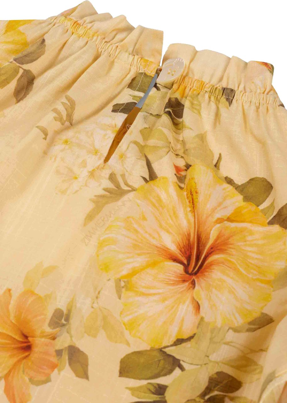 Zimmermann Mahon Kids Swing Dress Geel