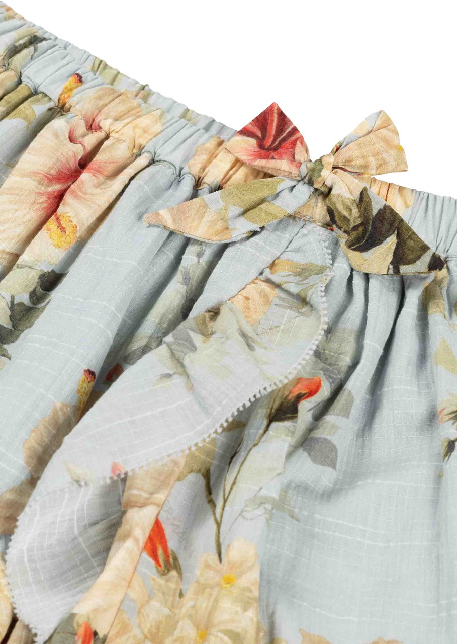 Zimmermann Mahon Kids Frill Skirt Blauw