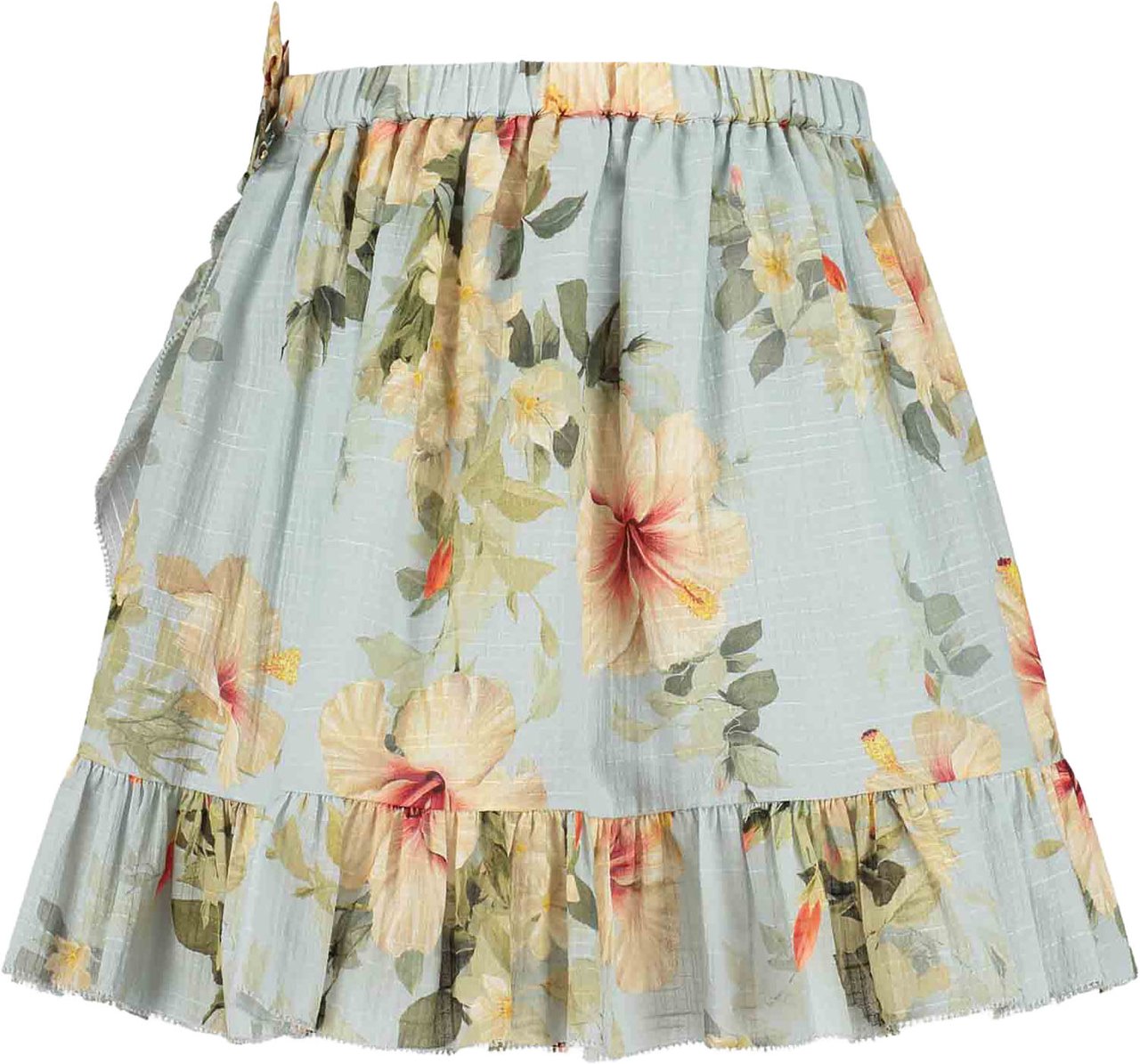 Zimmermann Mahon Kids Frill Skirt Blauw