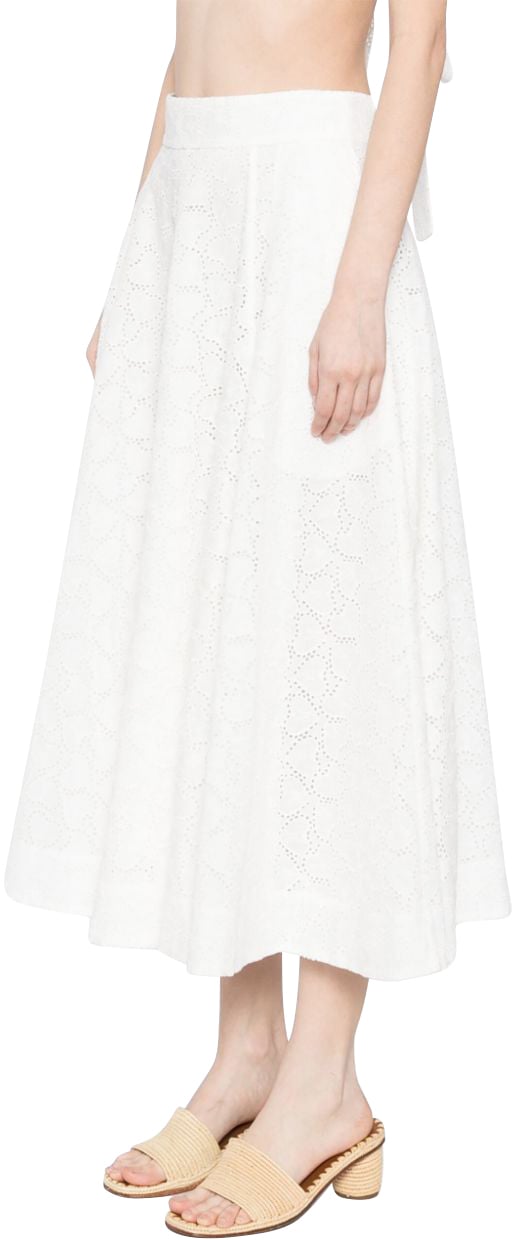 Zimmermann Skirts White Wit