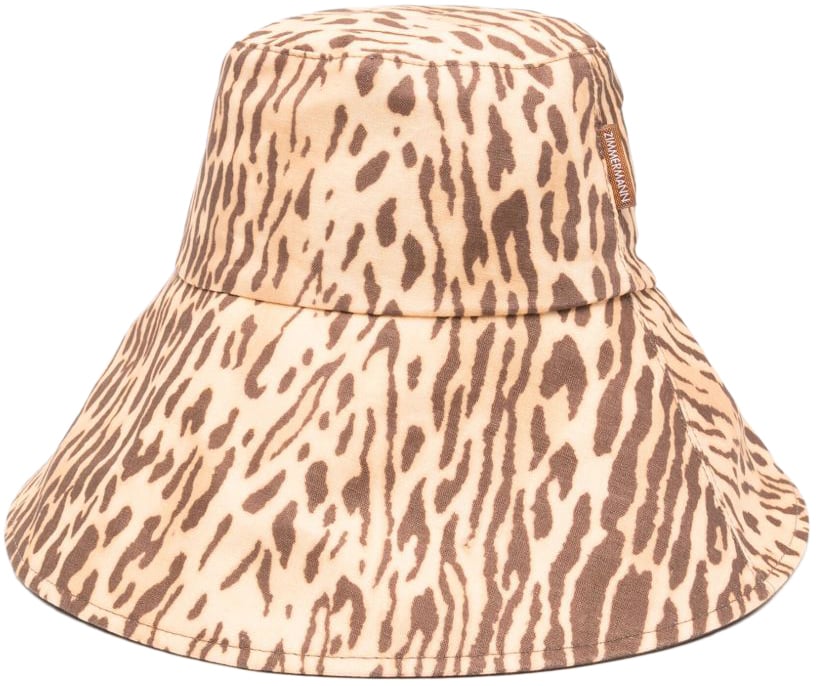 Zimmermann Hats Leather Brown Bruin