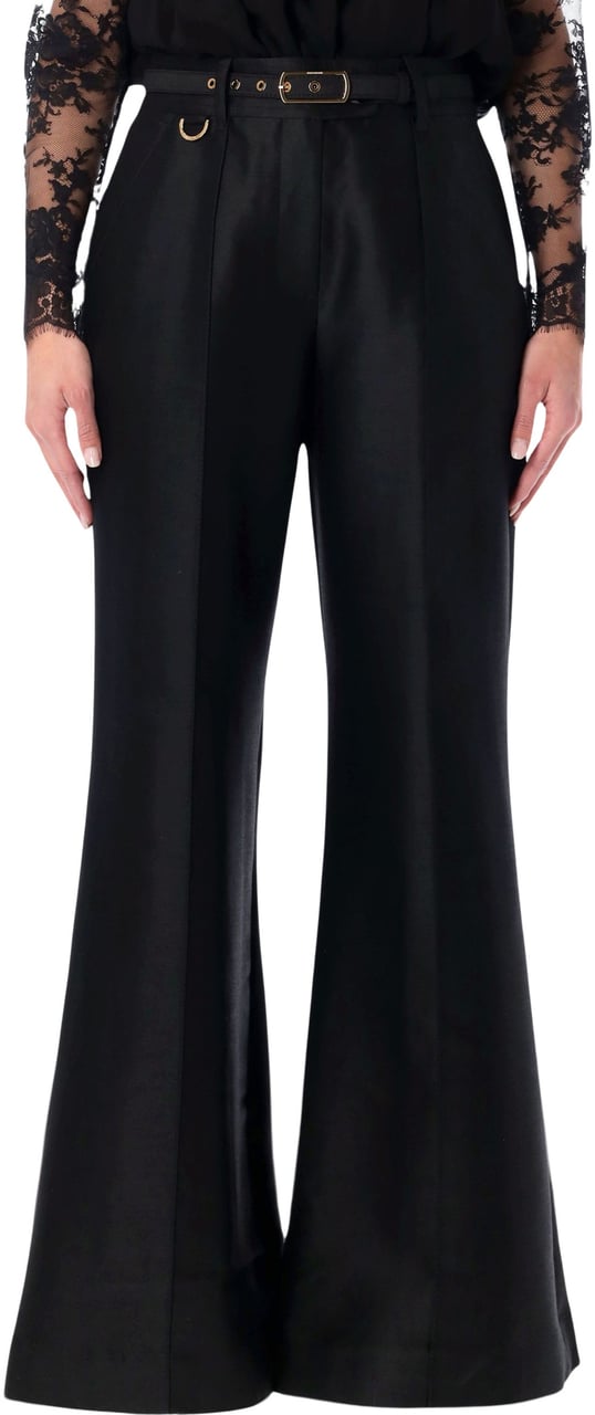 Zimmermann Flare Pant Nero Zwart