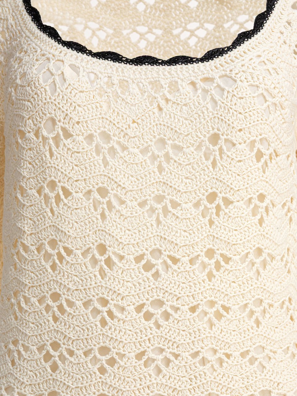 Zimmermann Rhiannon Crochet Dress Beige