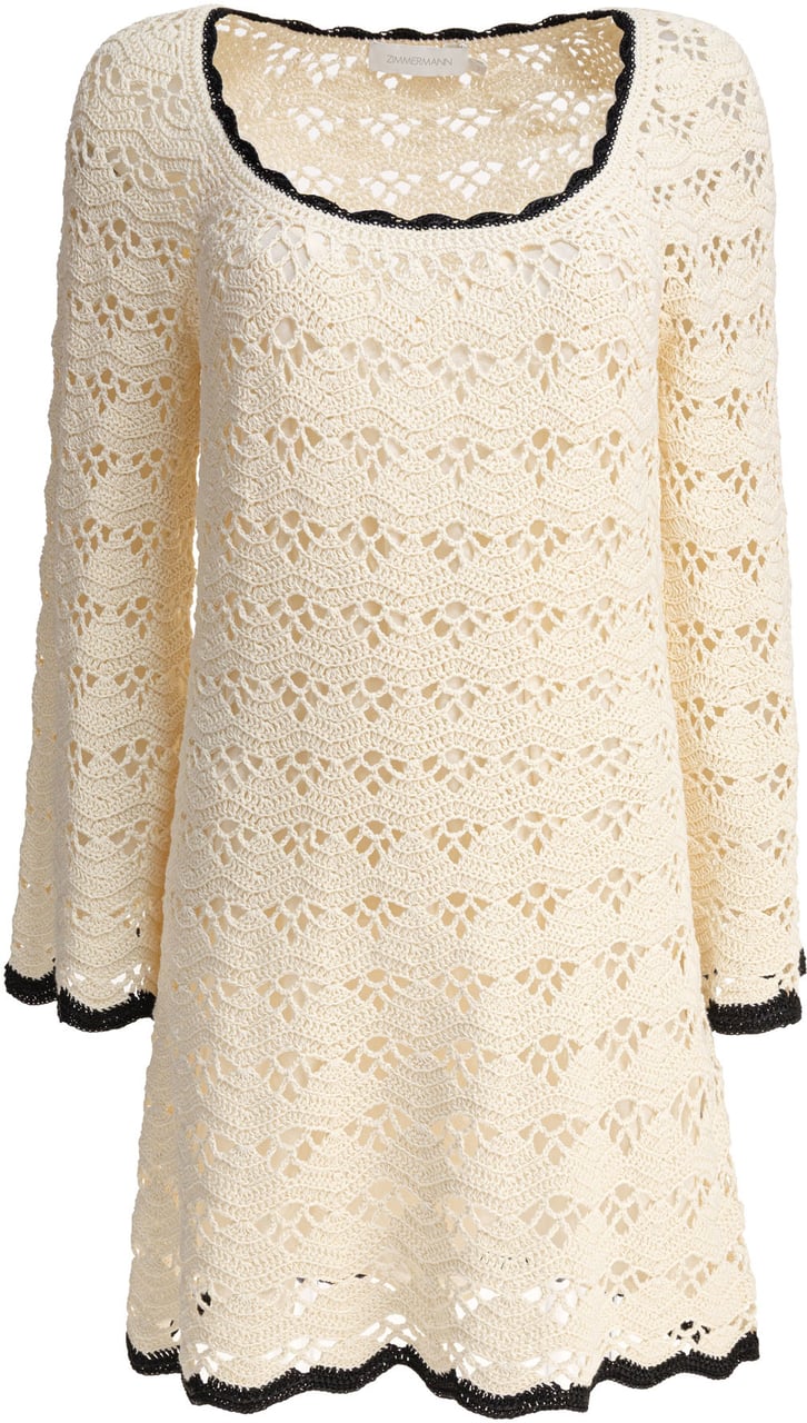 Zimmermann Rhiannon Crochet Dress Beige