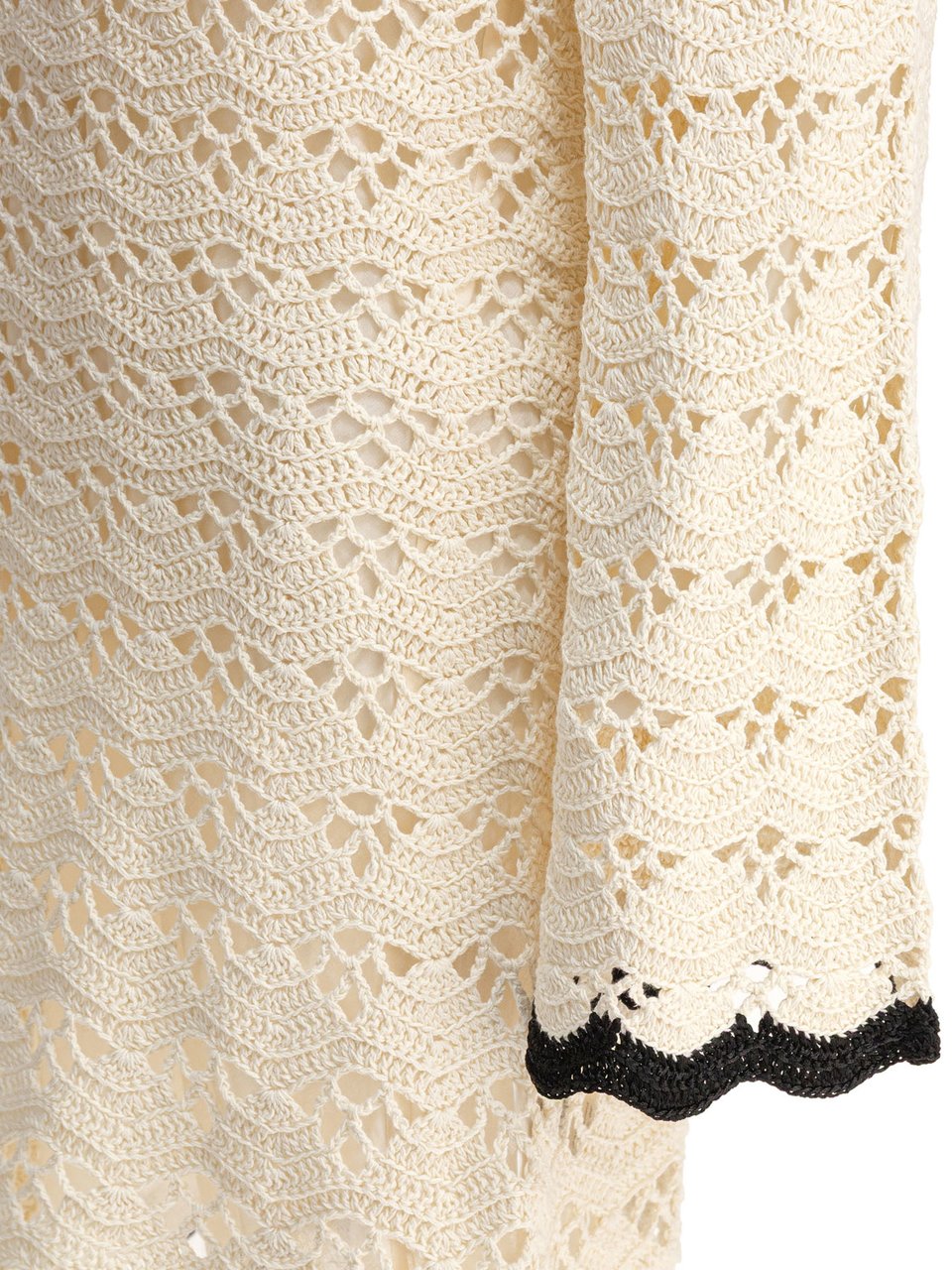 Zimmermann Rhiannon Crochet Dress Beige
