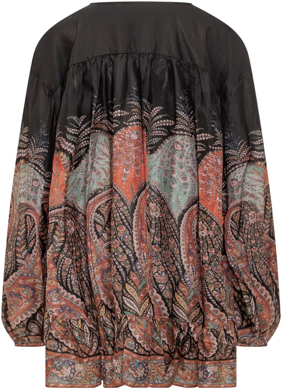 Zimmermann Blusa Rhiannon Divers