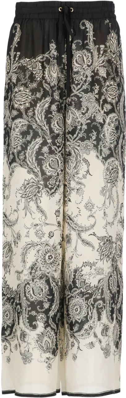 Zimmermann Trousers Ivory Wit