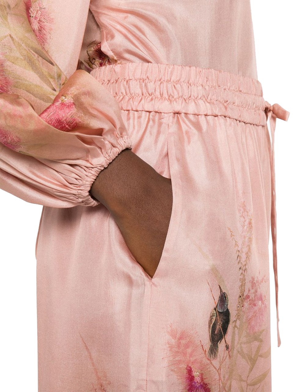 Zimmermann Trousers Pink Roze