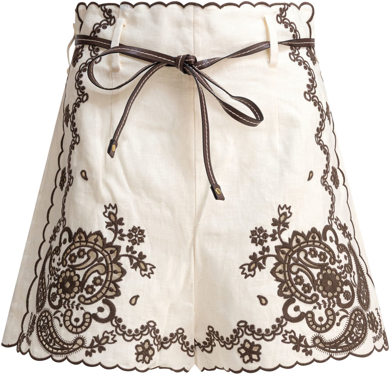 Zimmermann Ascension Embroidered Short Wit