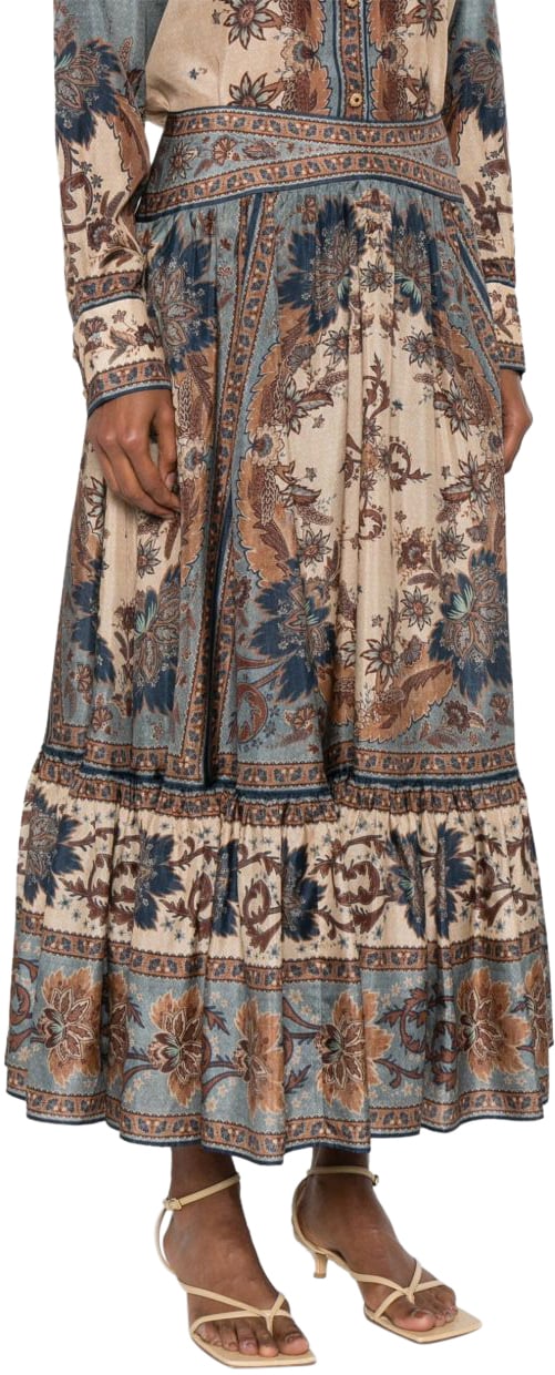 Zimmermann Skirts Blue Blauw