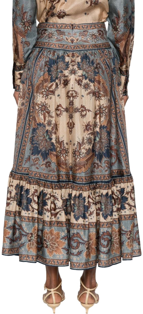 Zimmermann Skirts Blue Blauw