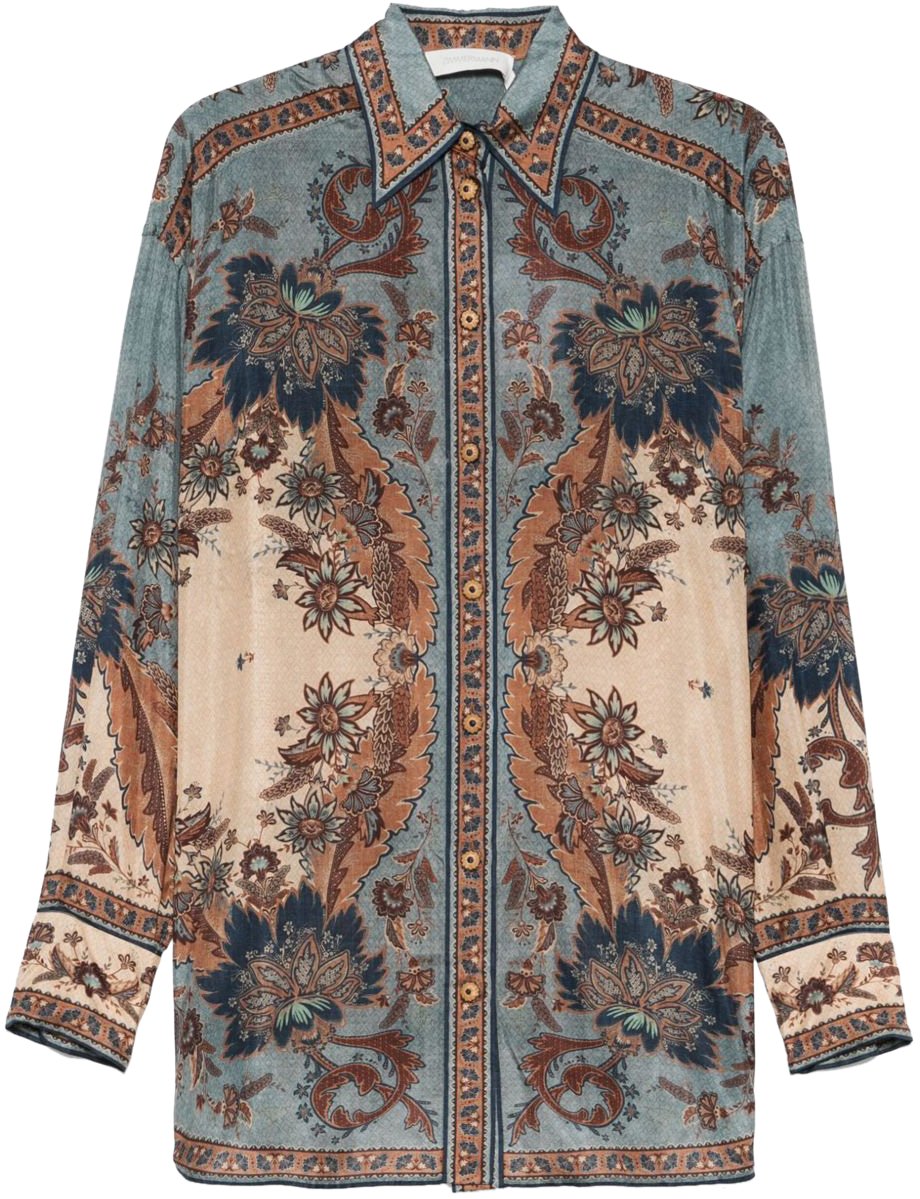 Zimmermann Shirts Blue Blauw