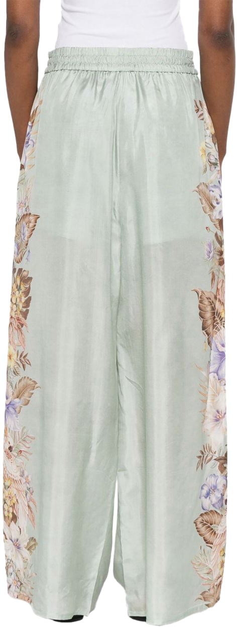 Zimmermann Trousers Verde Acqua Groen