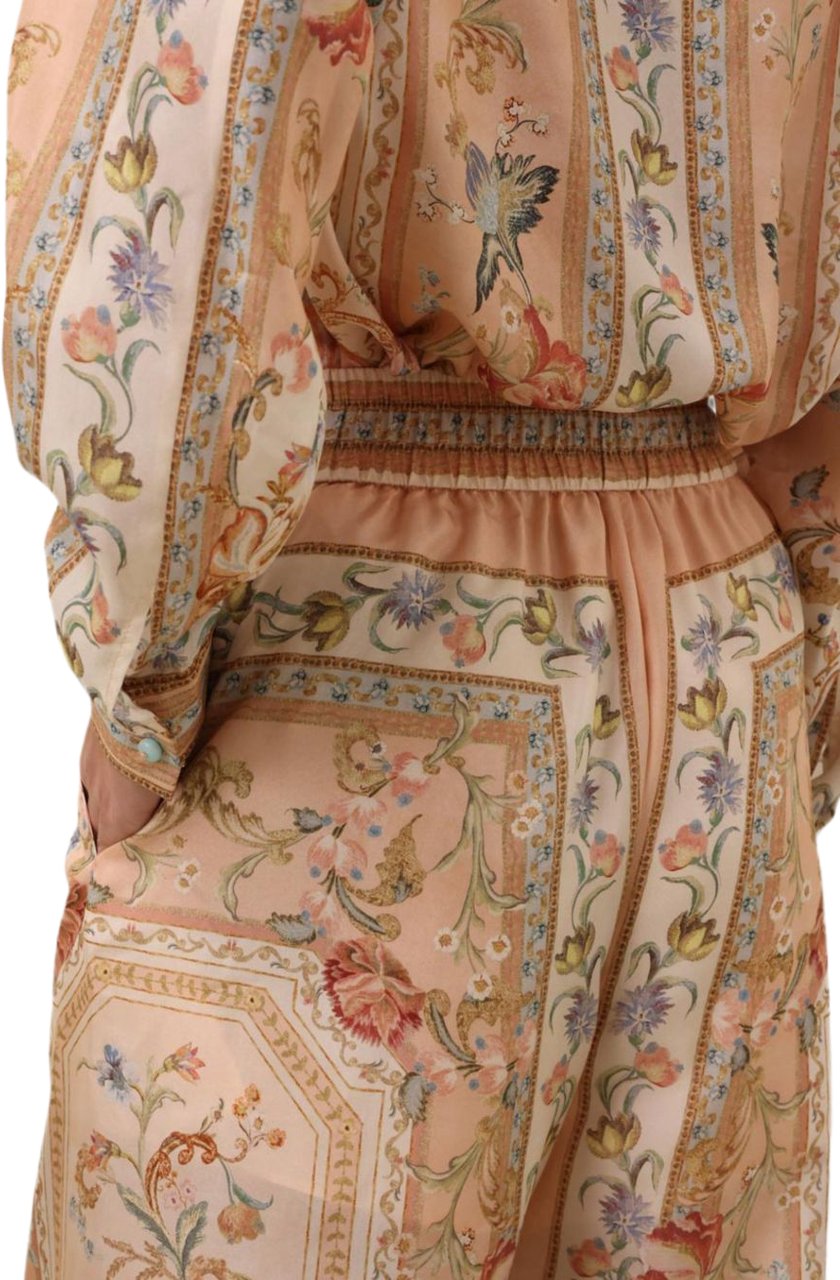 Zimmermann Trousers Pink Roze