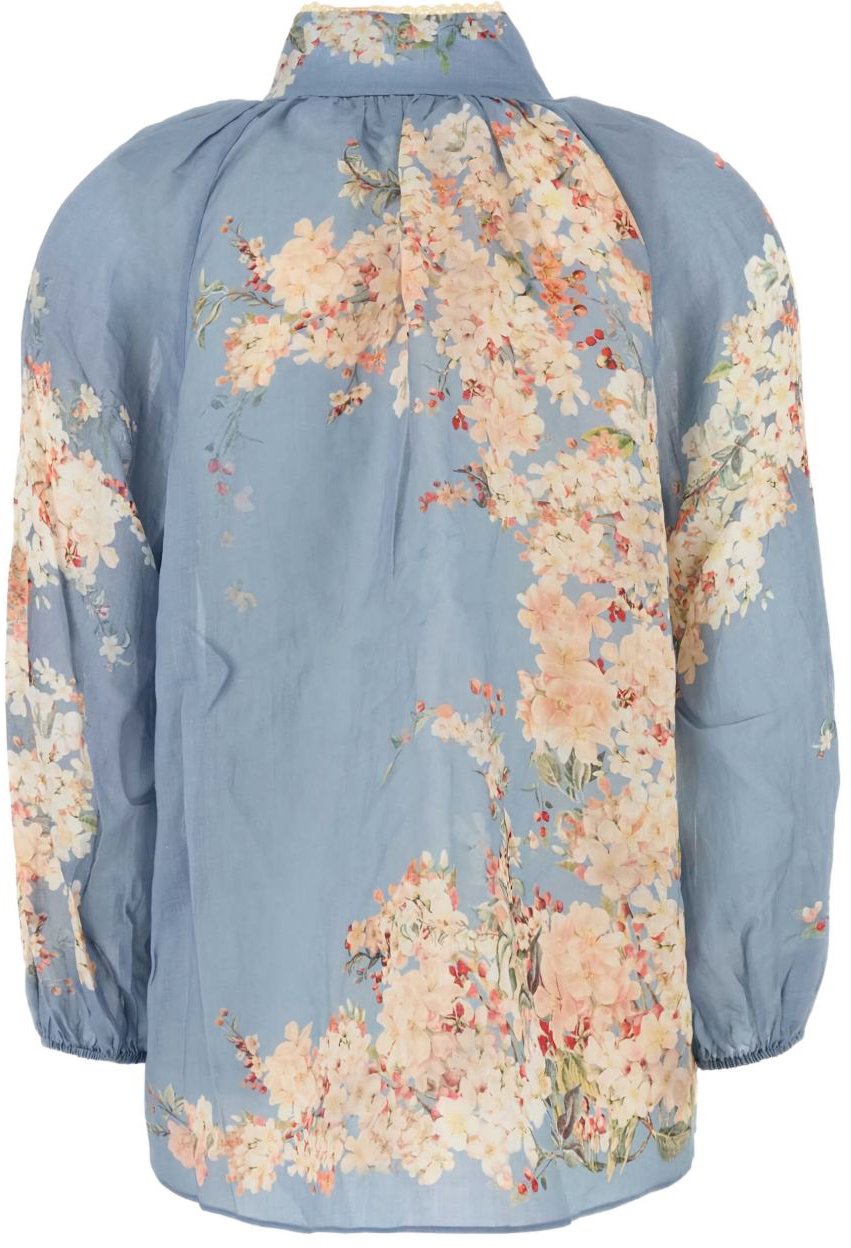 Zimmermann Shirts Clear Blue Blauw