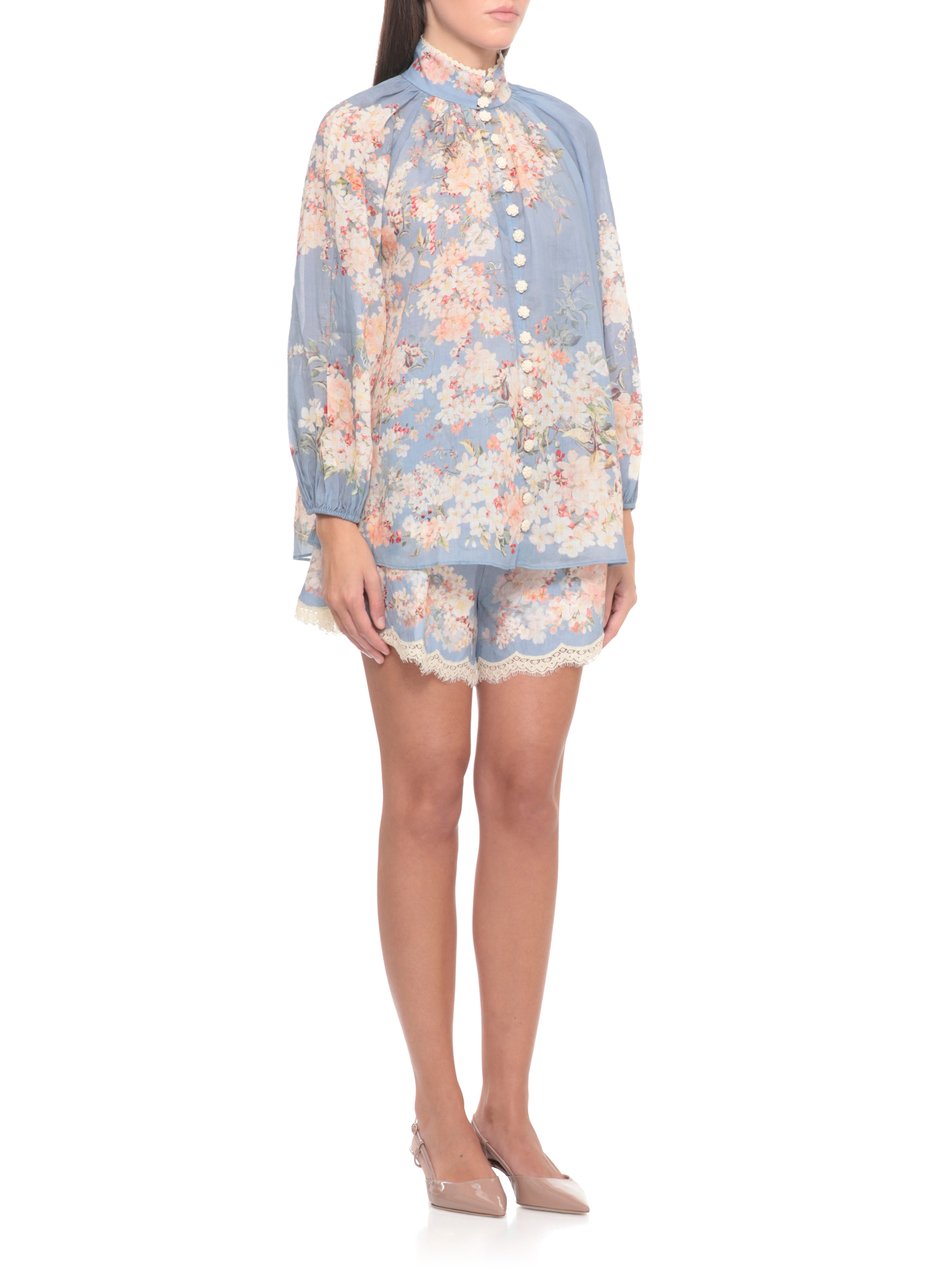 Zimmermann Shirts Light Blue Blauw