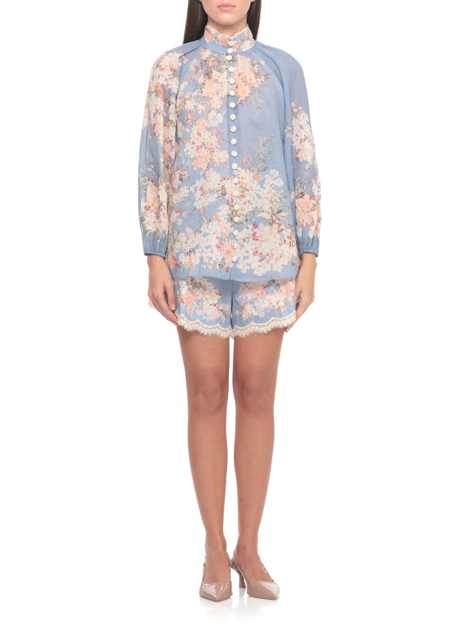 Zimmermann Shirts Light Blue Blauw