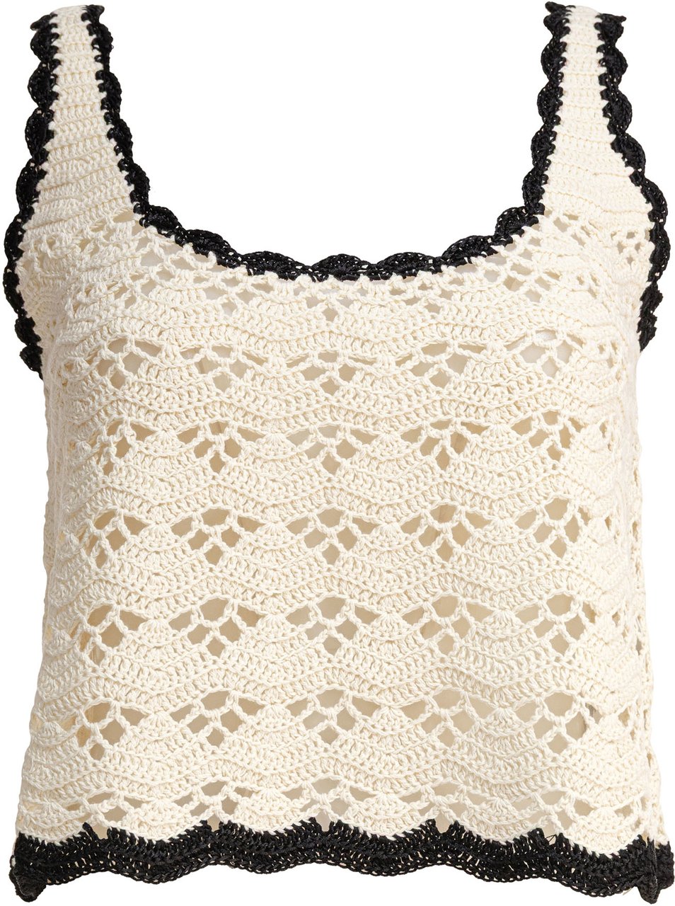 Zimmermann Rhiannon Crochet Tank Beige
