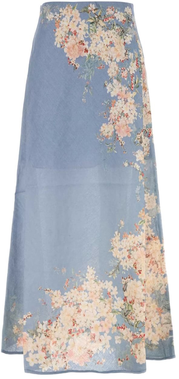 Zimmermann Skirts Clear Blue Blauw