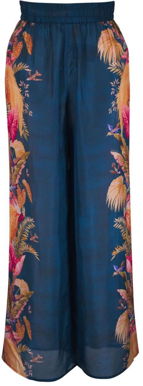 Zimmermann Trousers Blue Blauw