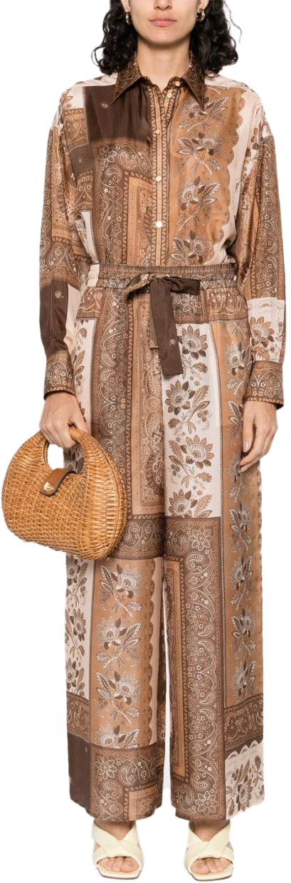 Zimmermann Zimmermann Pantaloni Marrone Bruin