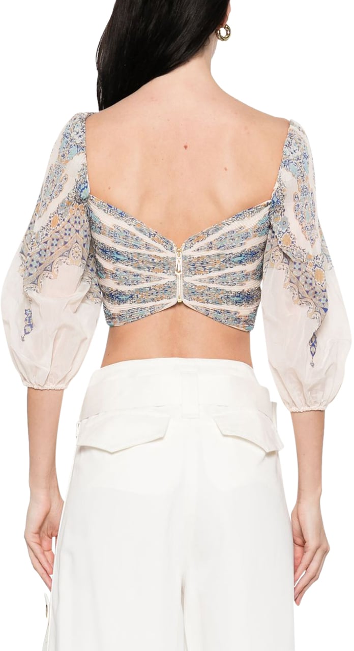 Zimmermann Top Clear Blue Blauw