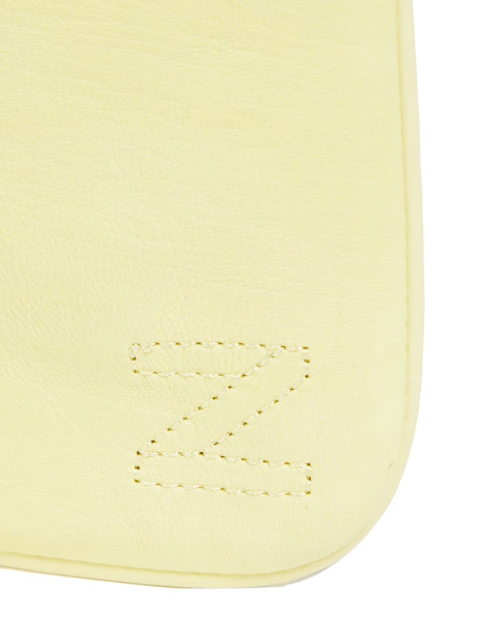 Zimmermann Logo Leather Pouch Crossbody Bag Geel