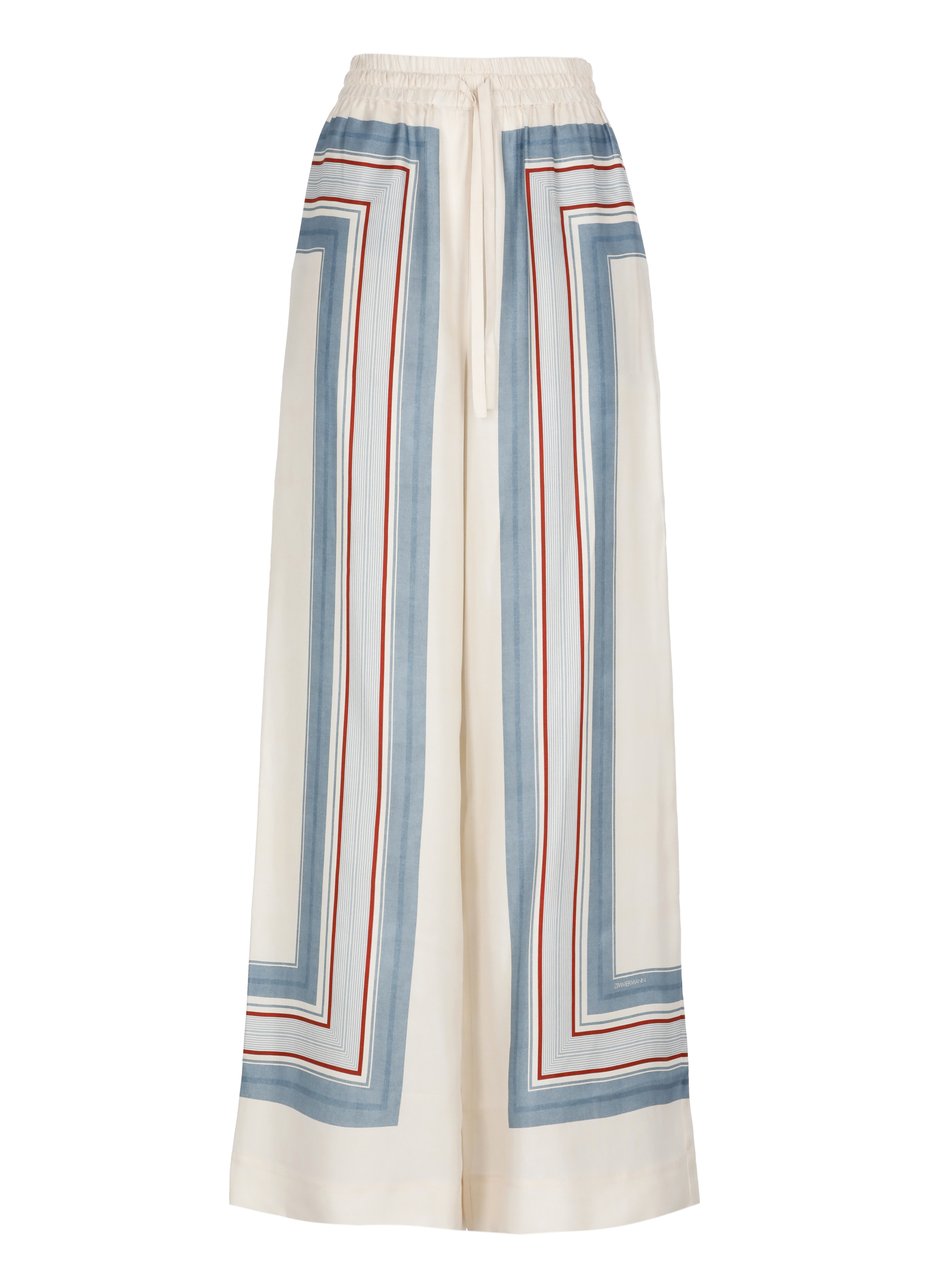 Zimmermann Trousers Ivory Wit