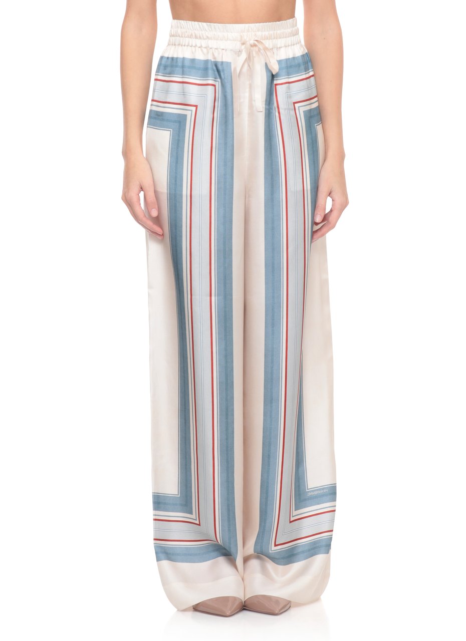 Zimmermann Trousers Ivory Wit