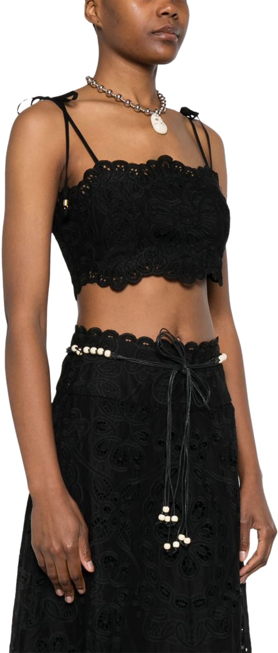 Zimmermann Top Black Zwart