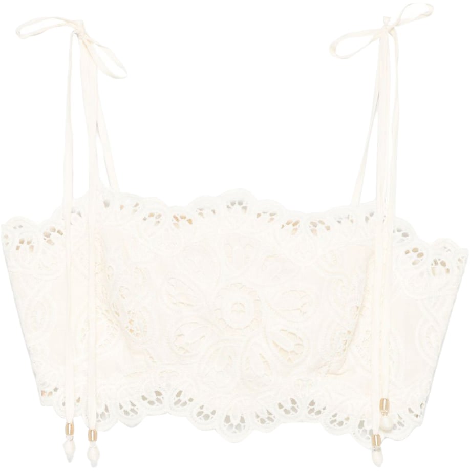 Zimmermann Top Ivory Wit