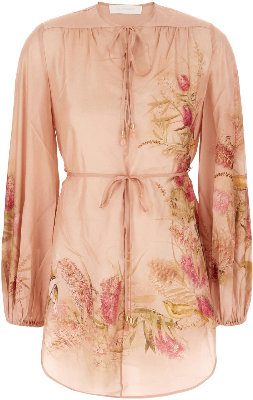 Zimmermann Zimmermann Printed silk Cascadian blouse Divers