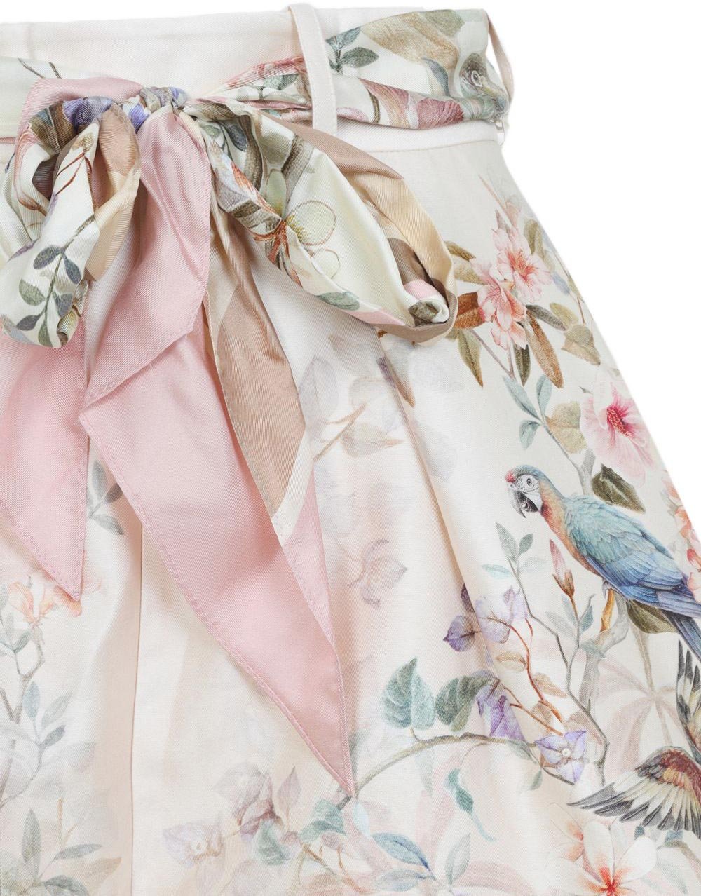 Zimmermann Shorts Crema Wit