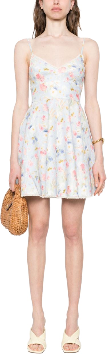 Zimmermann Dresses Clear Blue Lichtblauw