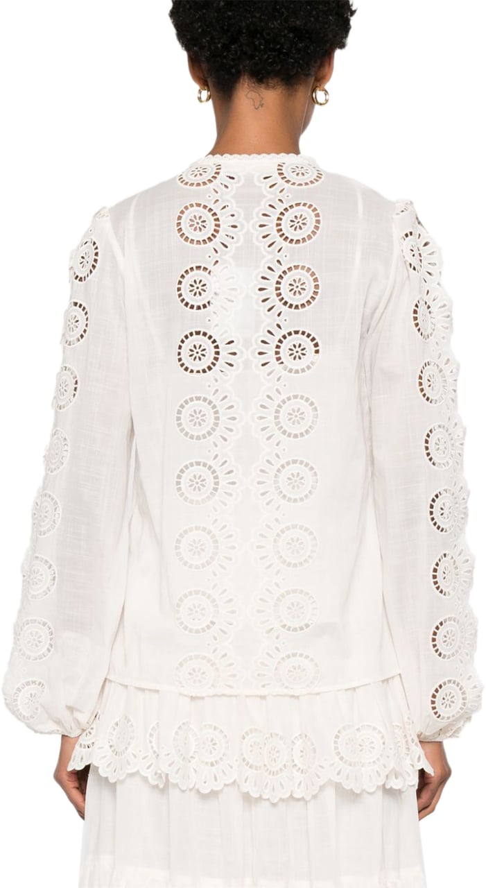 Zimmermann Shirts Ivory Wit