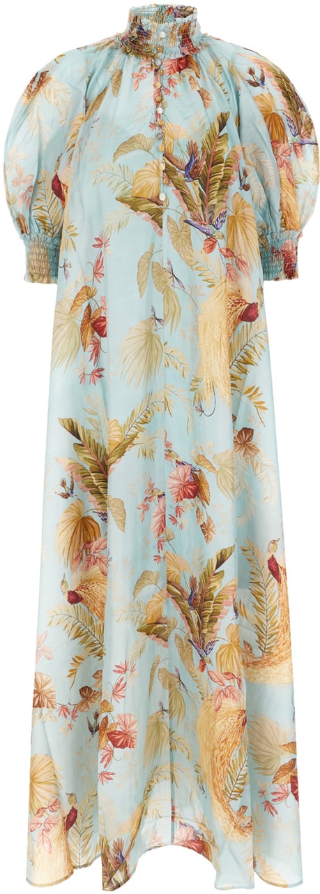 Zimmermann Zimmermann Printed silk Ascension dress Divers