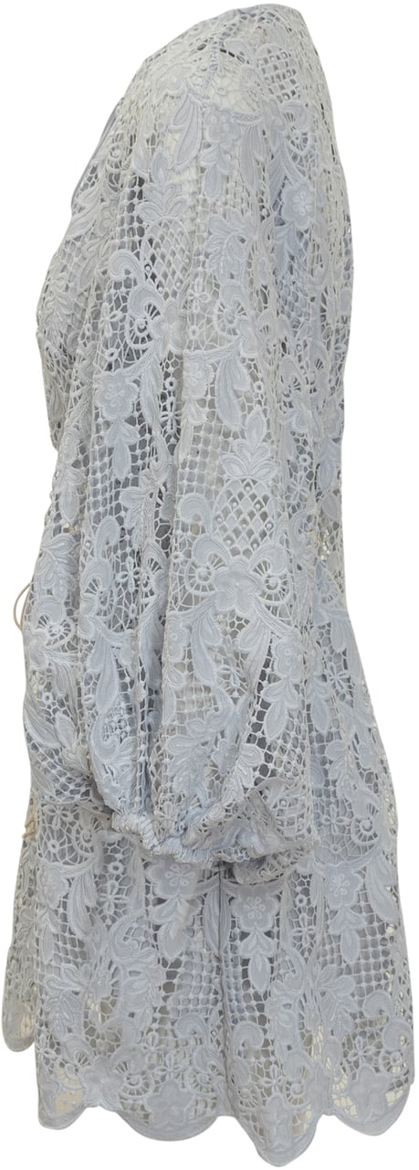 Zimmermann Mini Abito Zimmerman Lichtblauw