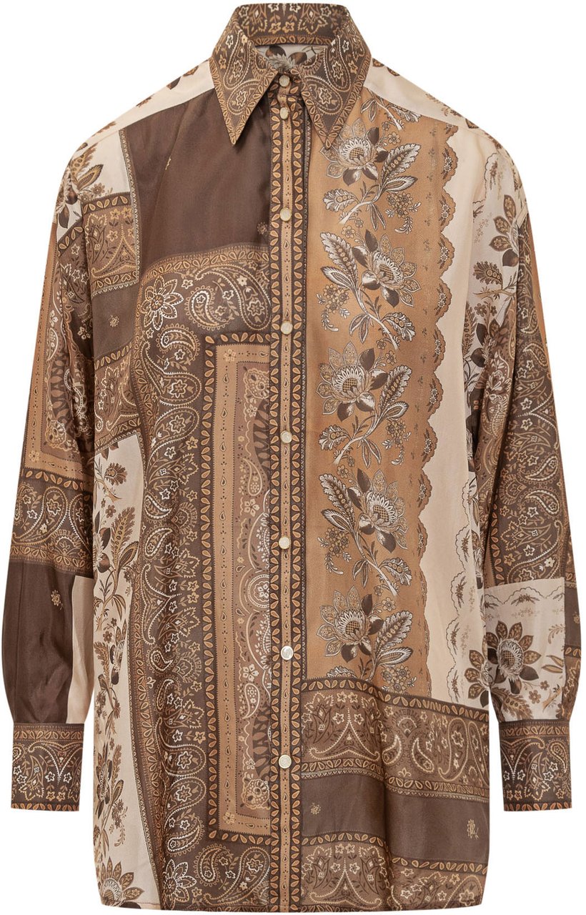 Zimmermann Camicia Lucky Manstyle Bruin