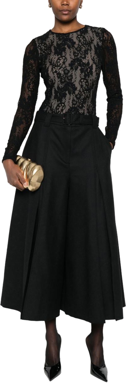 Zimmermann Zimmermann Pantaloni Nero Zwart