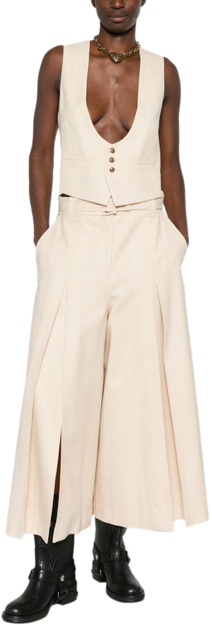 Zimmermann Trousers Beige Beige