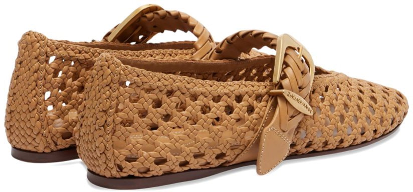 Zimmermann Flat Shoes Beige Beige