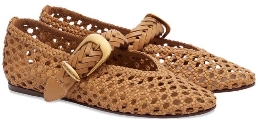 Zimmermann Flat Shoes Beige Beige